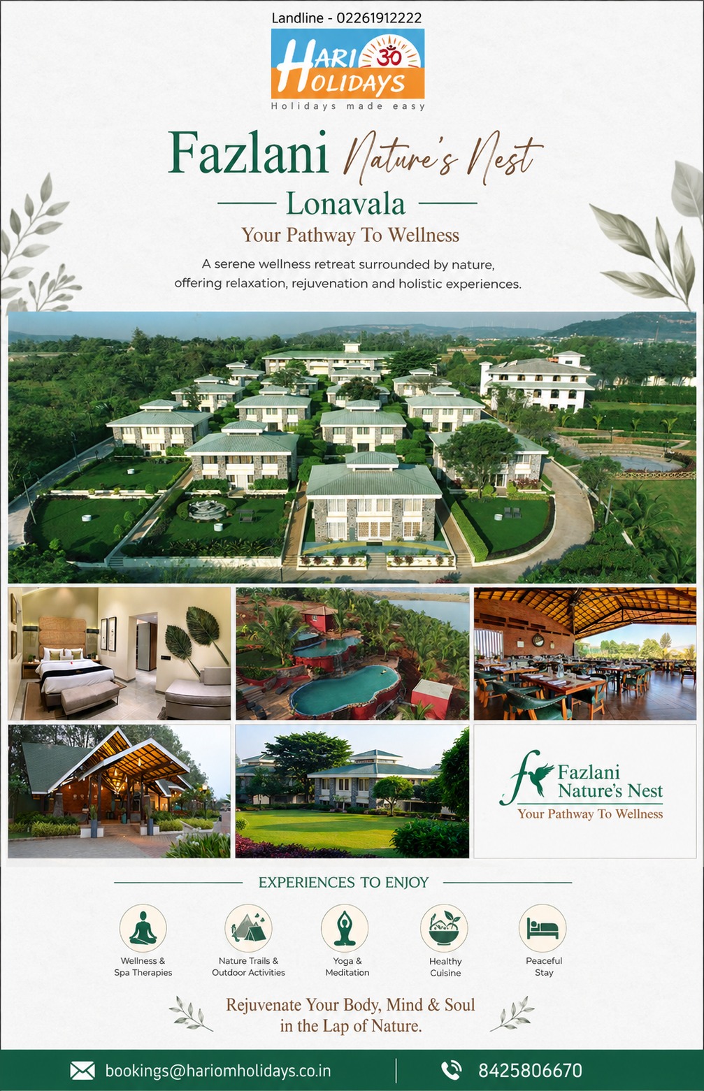 Fazlani Natures Nest The Wellness Retreat Lonavala